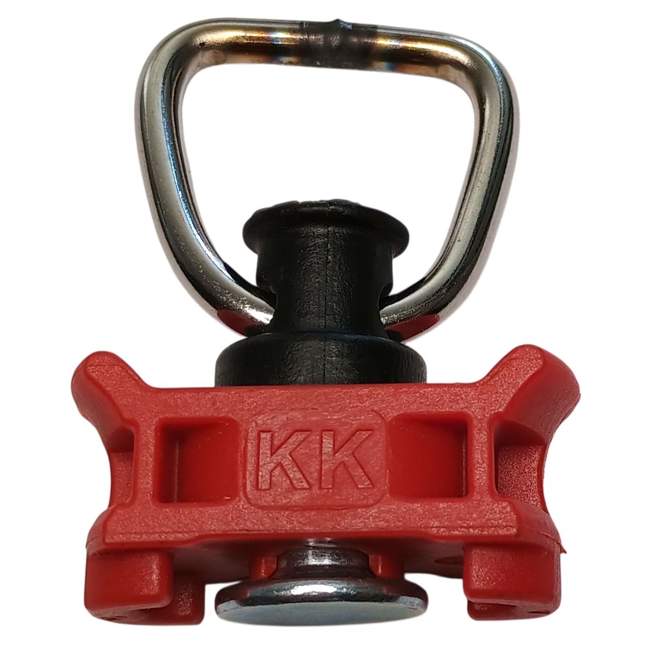 Zurröse Fitting für Airlineschiene , Trapez-Ring, rot, 12-er Set