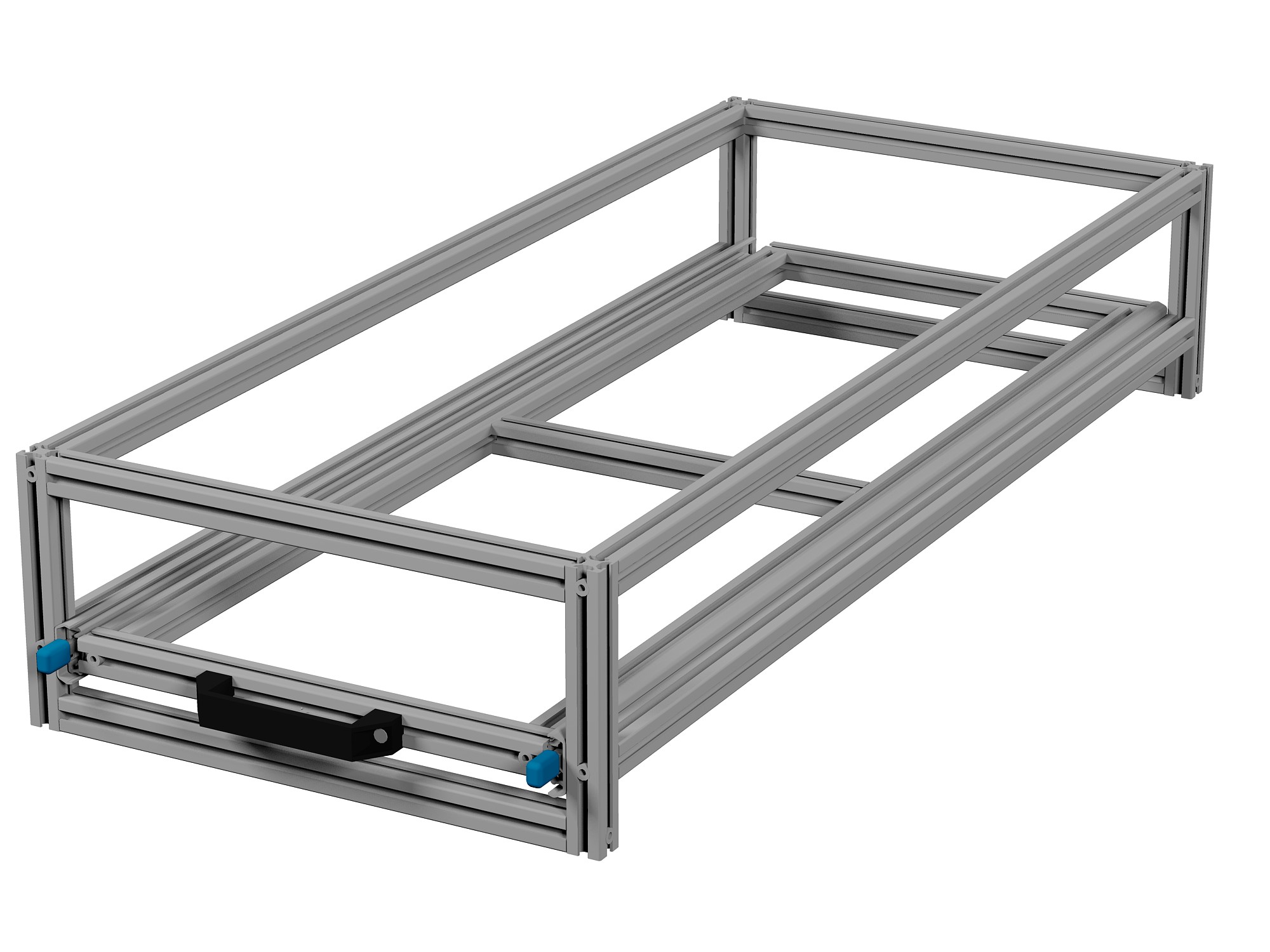 Heckauszug Euroboxen für Camper, Caravan, Wohnmobil & Nutzfahrzeuge, 220 kg Tragkraft, Typ 11, ohne Euroboxen