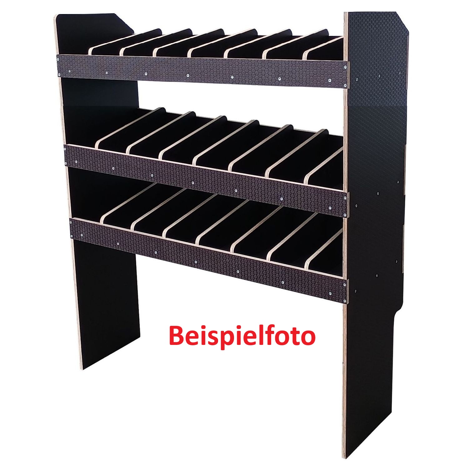 Fahrzeugregal 1300 x 1150 x 350 mm, für Einstecktrennwände, 340 mm Bodenfreiheit