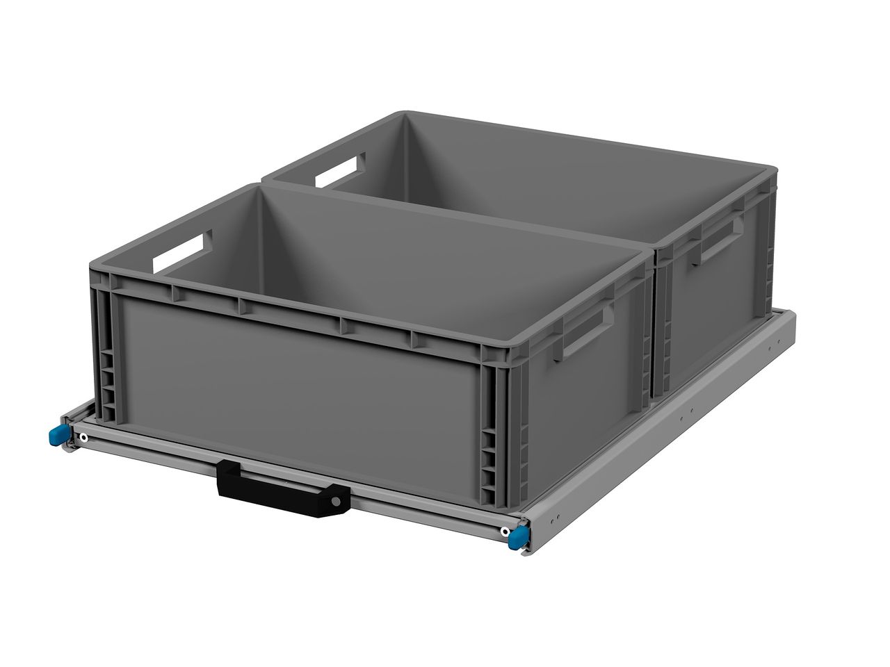 Heckauszug 600 x 800 mm Euroboxen für Camper, Caravan, Wohnmobil & Nutzfahrzeuge, 70 kg Tragkraft