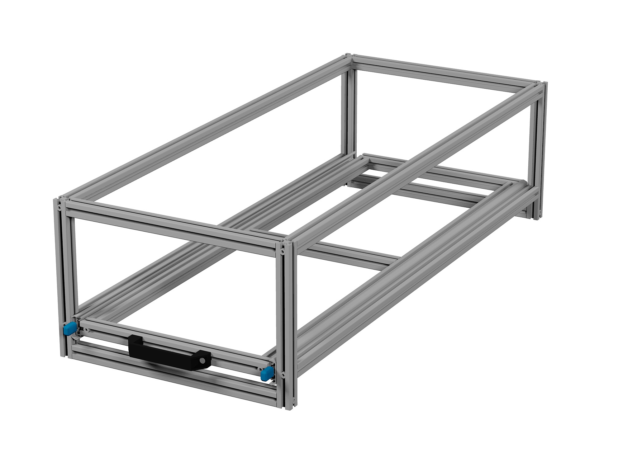 Heckauszug Euroboxen für Camper, Caravan, Wohnmobil & Nutzfahrzeuge, 70 kg Tragkraft, Typ 12, ohne Euroboxen