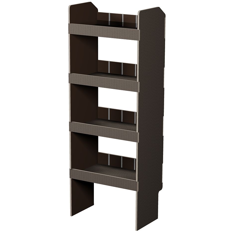 Fahrzeugregal 550 x 1490 x 350 mm, für Einstecktrennwände, 340 mm Bodenfreiheit