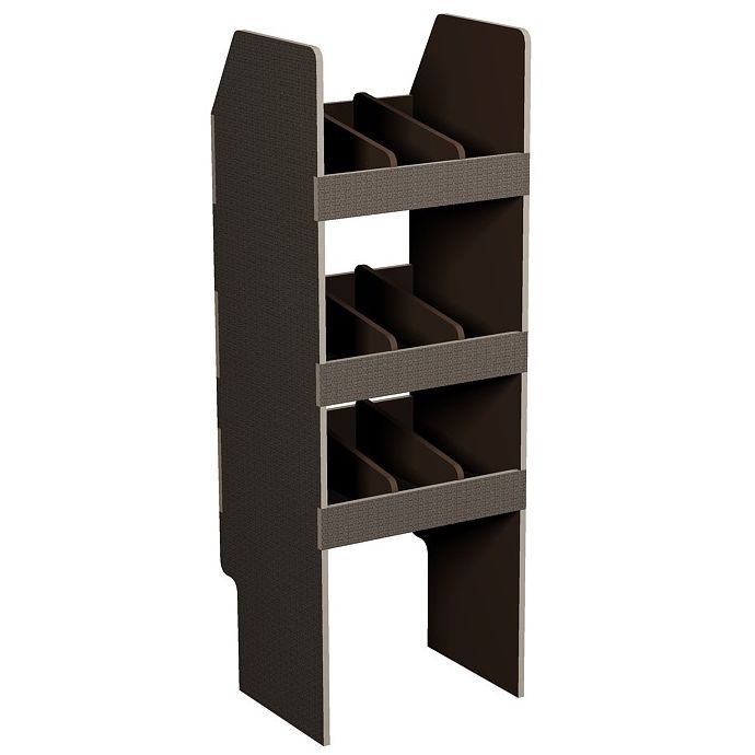Fahrzeugregal 400 x 1150 x 350 mm, für Einstecktrennwände, 340 mm Bodenfreiheit