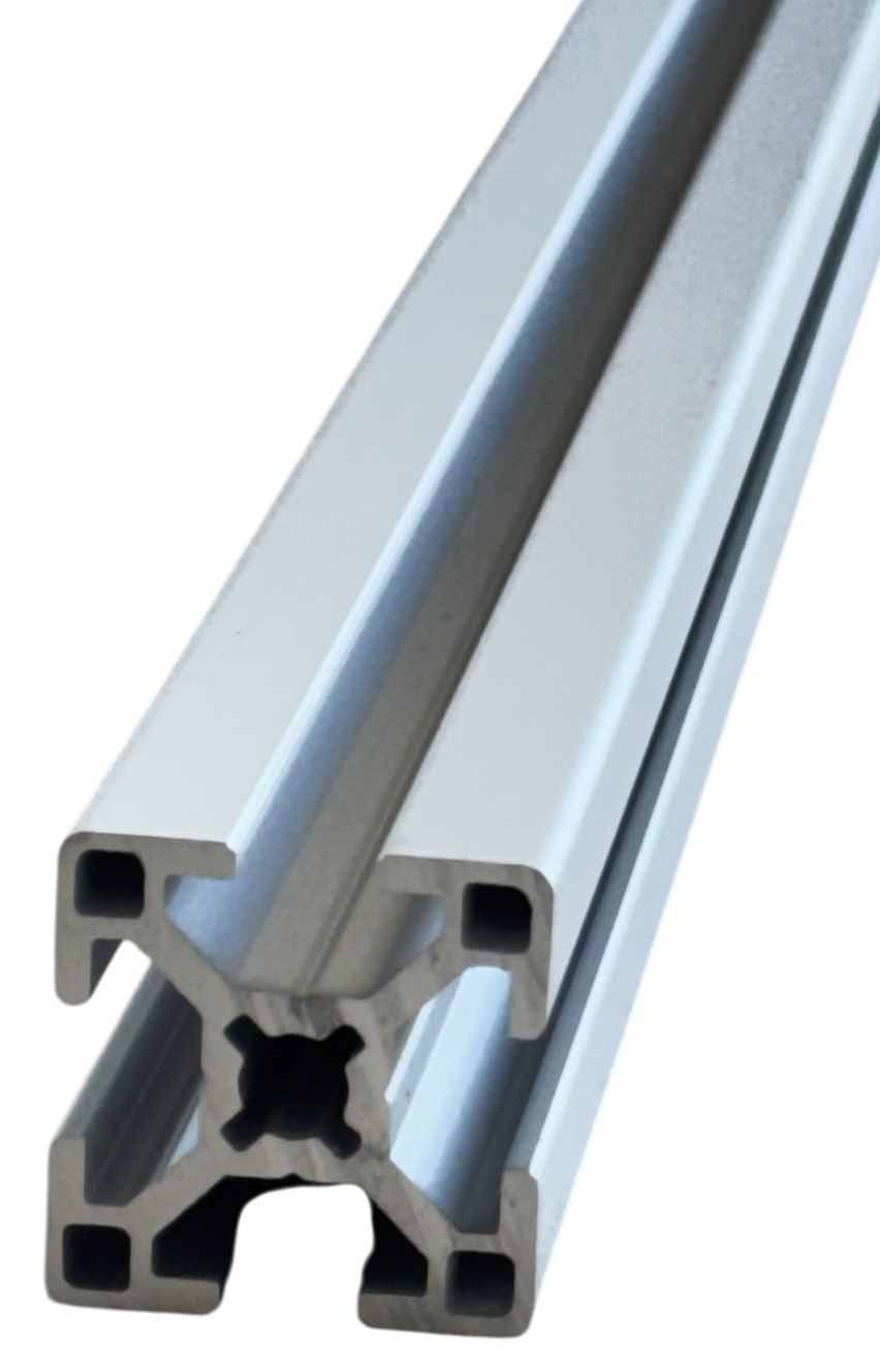 Aluprofil 30 x 30 mm, Nut 8, Typ B (Bosch-kompatibel), eloxiert, 500 mm