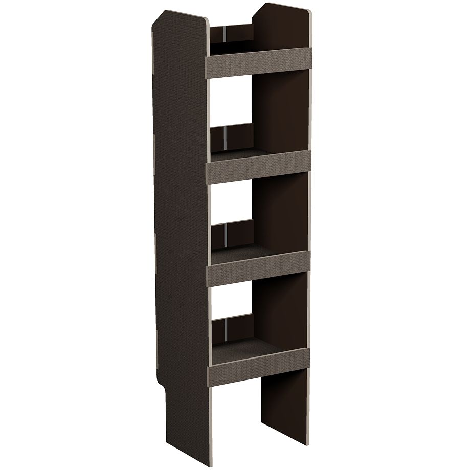 Fahrzeugregal 400 x 1490 x 350 mm, für Einstecktrennwände, 340 mm Bodenfreiheit