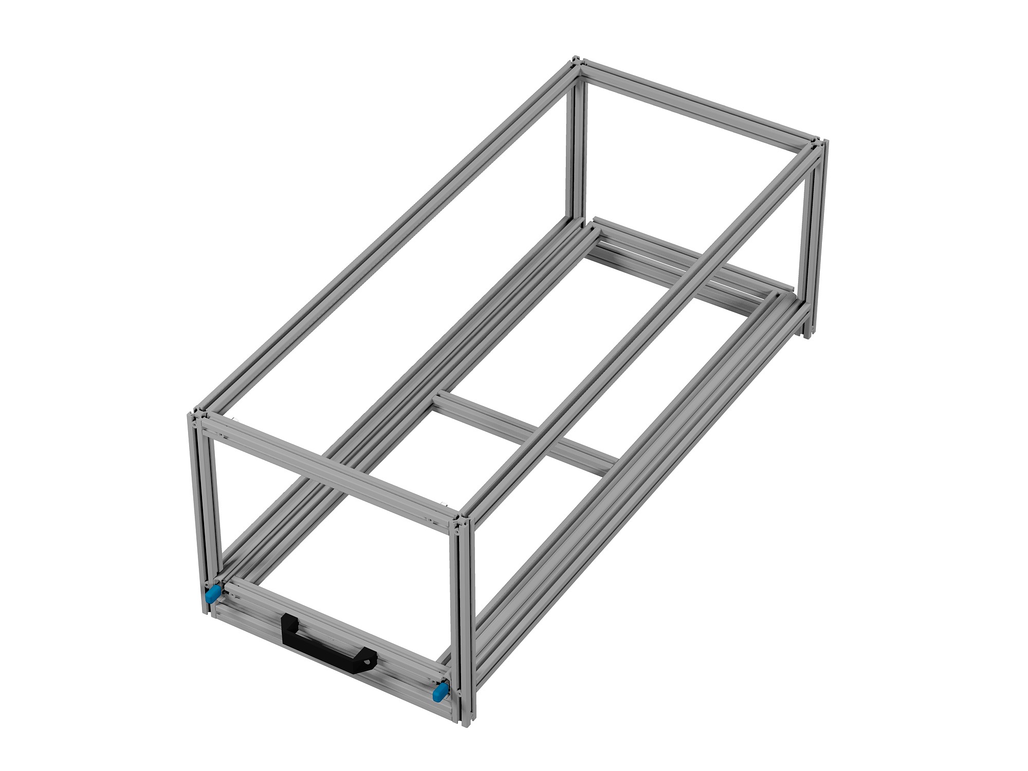Heckauszug Euroboxen für Camper, Caravan, Wohnmobil & Nutzfahrzeuge, 220 kg Tragkraft, Typ 13, ohne Euroboxen