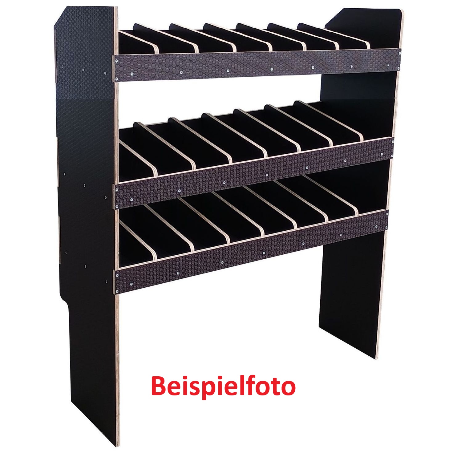 Fahrzeugregal 400 x 1150 x 350 mm, für Einstecktrennwände, 340 mm Bodenfreiheit