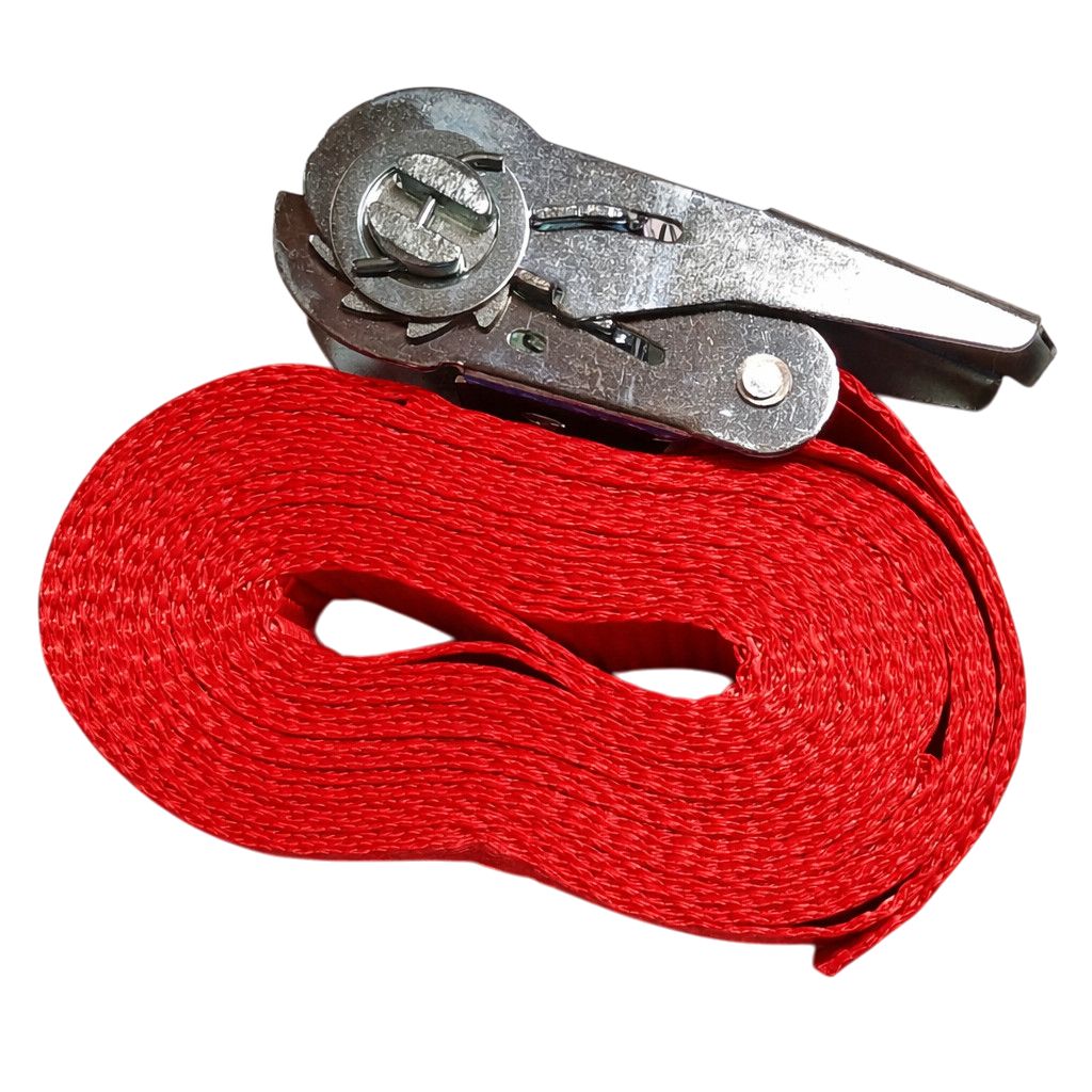 Spanngurt 6m, 1-teilig, LC 800 daN i.d.U., rot, 12-er Set