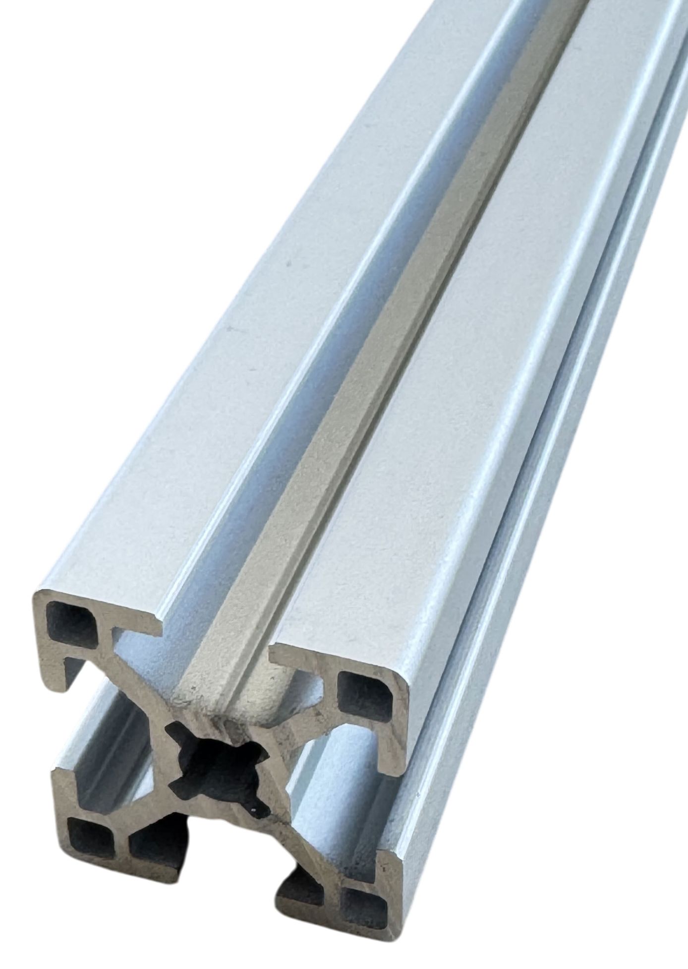 Aluprofil 30 x 30 mm, Nut 8, Typ B (Bosch-kompatibel), eloxiert, 500 mm