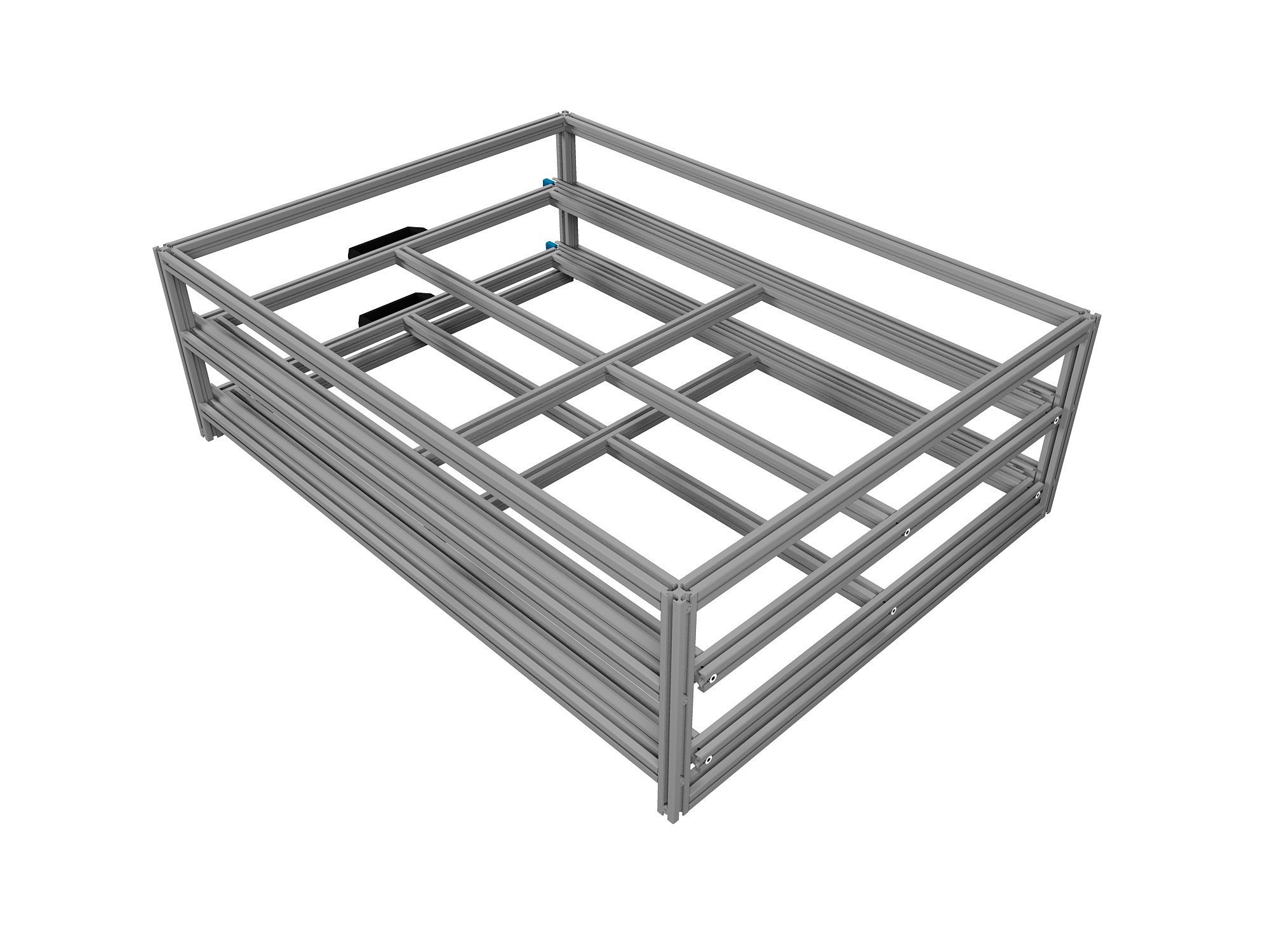 Heckauszug 800 x 1200 mm Euroboxen für Camper, Caravan, Wohnmobil & Nutzfahrzeuge, 220 kg Tragkraft, Typ 32, ohne Euroboxen