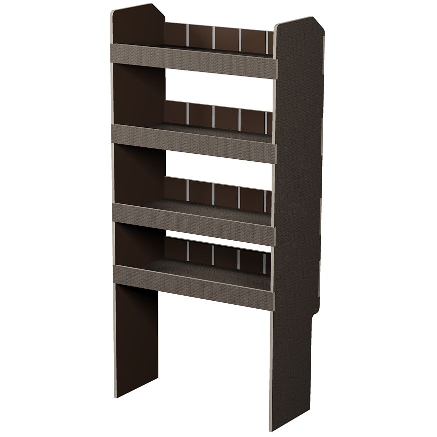 Fahrzeugregal 700 x 1490 x  350 mm, für Einstecktrennwände, 460 mm Bodenfreiheit