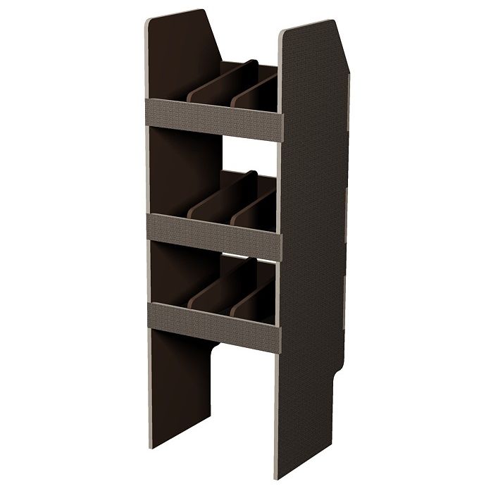 Fahrzeugregal 400 x 1150 x 350 mm, für Einstecktrennwände, 340 mm Bodenfreiheit