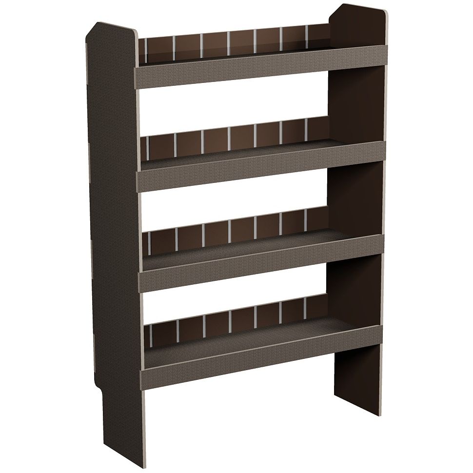 Fahrzeugregal 1000 x 1490 x 350 mm, für Einstecktrennwände, 340 mm Bodenfreiheit
