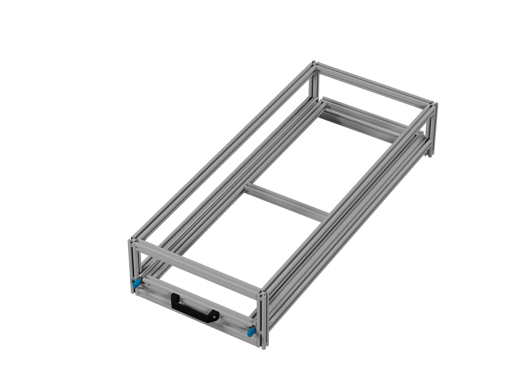 Heckauszug Euroboxen für Camper, Caravan, Wohnmobil & Nutzfahrzeuge, 70 kg Tragkraft, Typ 11, ohne Euroboxen