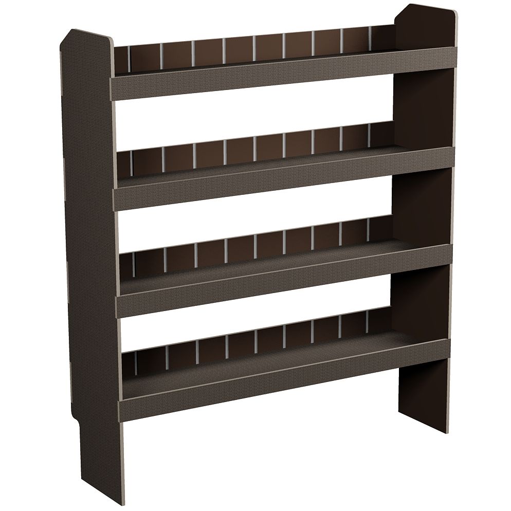 Fahrzeugregal 1300 x 1490 x 350 mm, für Einstecktrennwände, 340 mm Bodenfreiheit