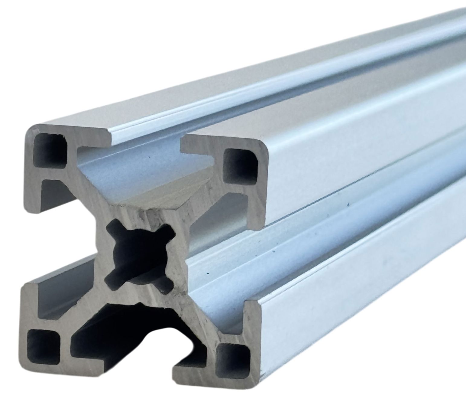 Aluprofil 30 x 30 mm, Nut 8, Typ B (Bosch-kompatibel), eloxiert, 500 mm