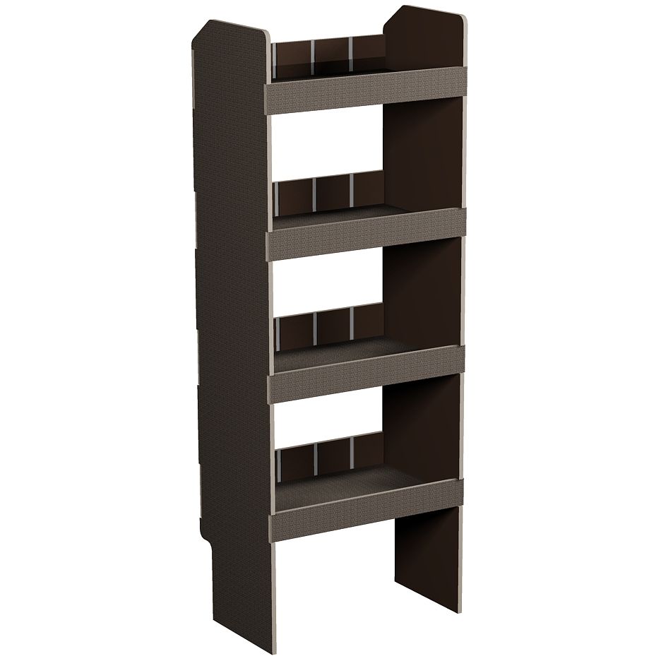 Fahrzeugregal 550 x 1490 x 350 mm, für Einstecktrennwände, 340 mm Bodenfreiheit