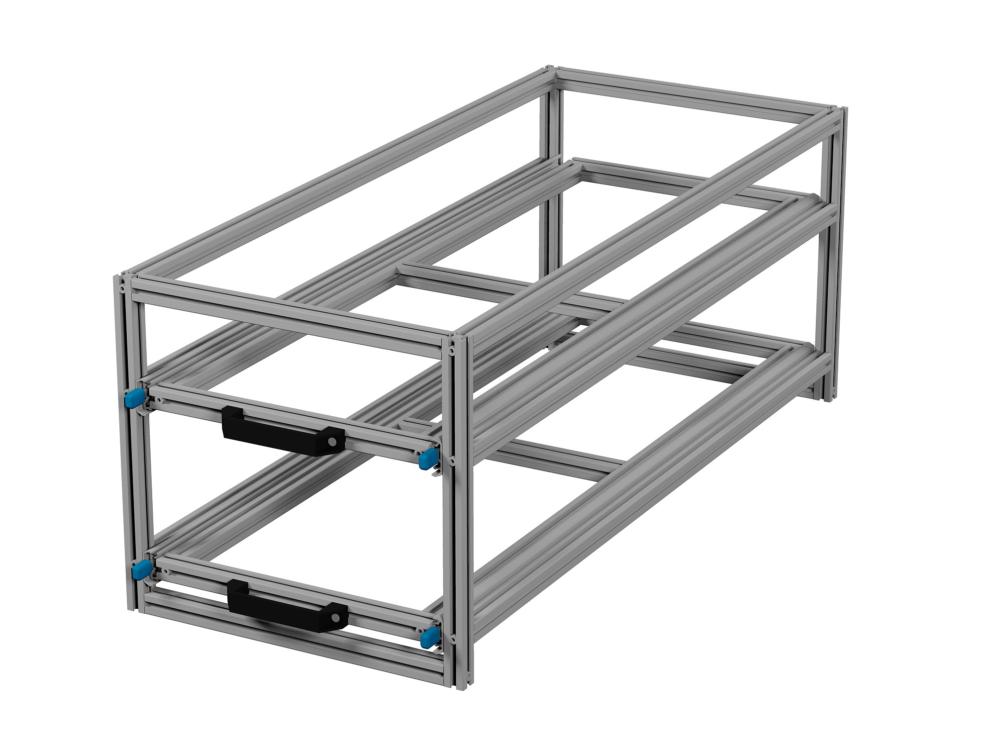 Heckauszug Euroboxen für Camper, Caravan, Wohnmobil & Nutzfahrzeuge, 220 kg Tragkraft, Typ 5, ohne Euroboxen