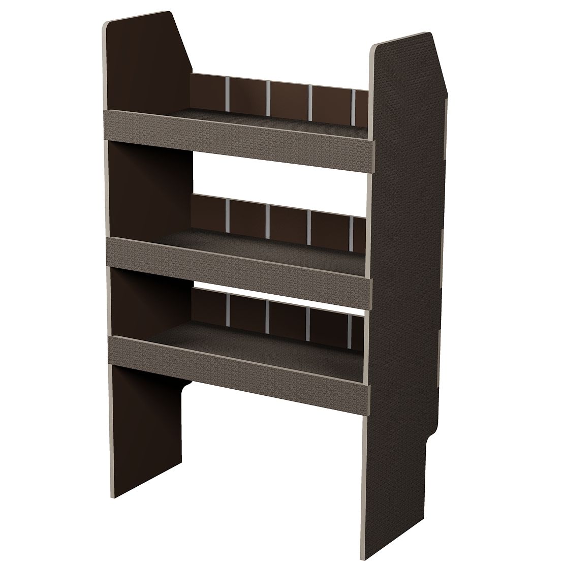 Fahrzeugregal 700 x 1150 x  350 mm, für Einstecktrennwände, 340 mm Bodenfreiheit
