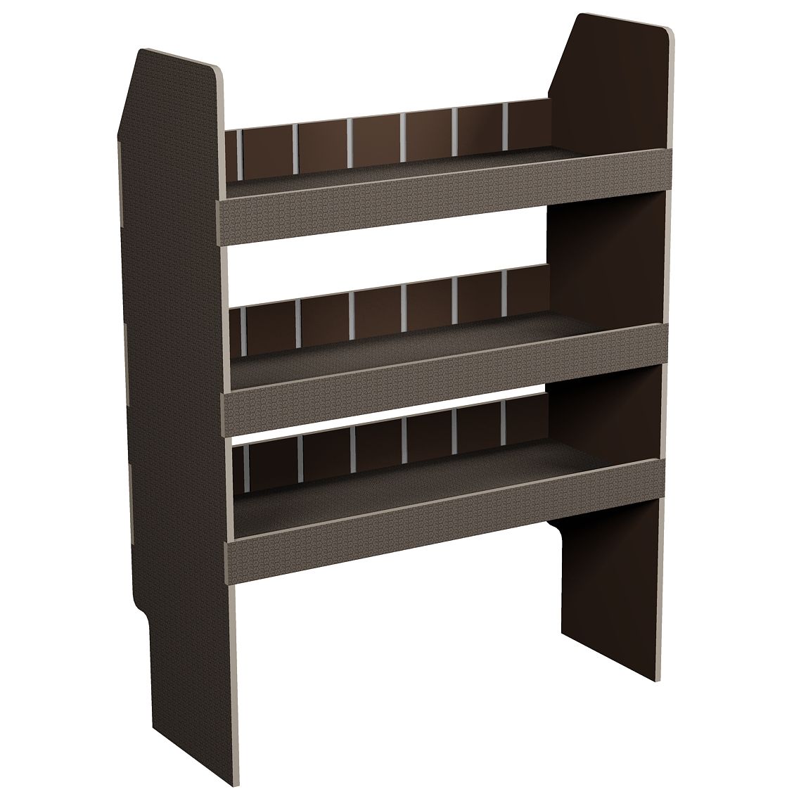 Fahrzeugregal 850 x 1150 x 350 mm, für Einstecktrennwände, 340 mm Bodenfreiheit