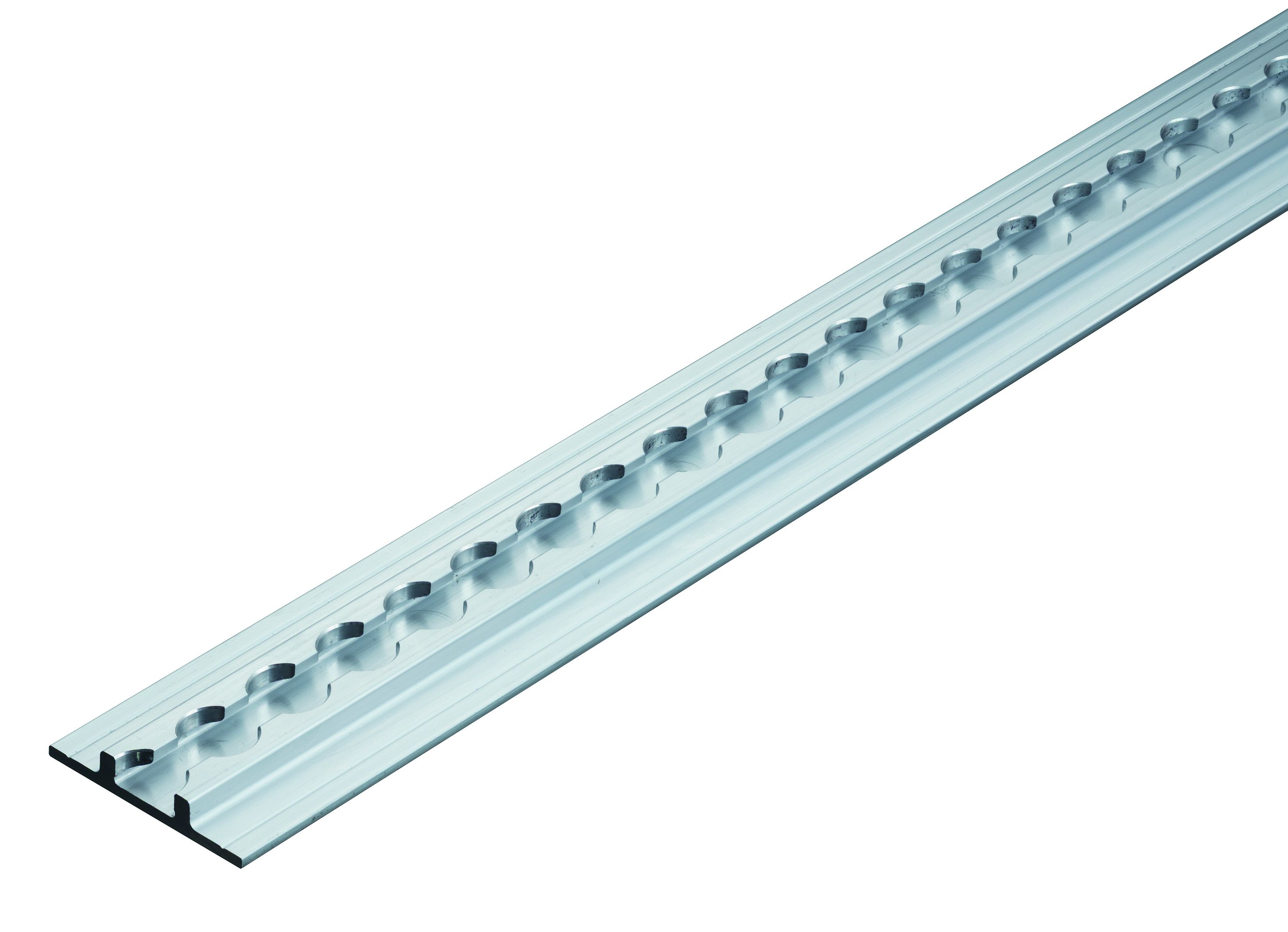 Airlineschiene allsafe Standard mit Flansch, 971 mm, inkl. Montagekleberkartusche (1x310 ml)