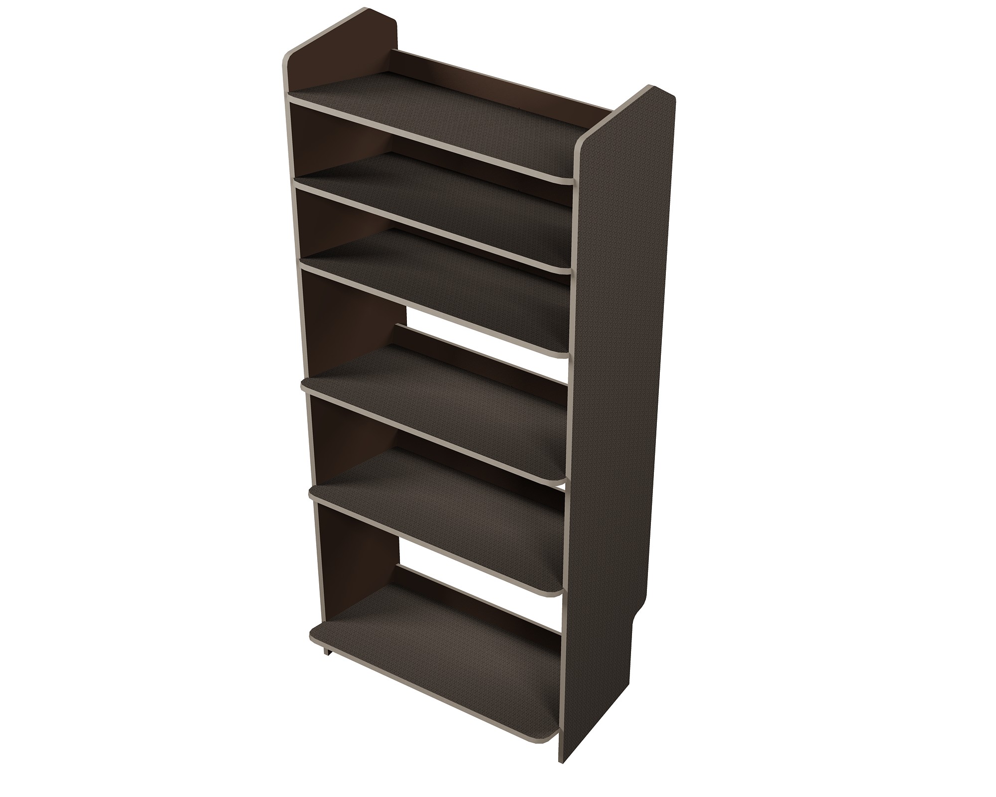 Fahrzeugregal für Euroboxen 600 x 400 mm, Typ 2, ohne Euroboxen