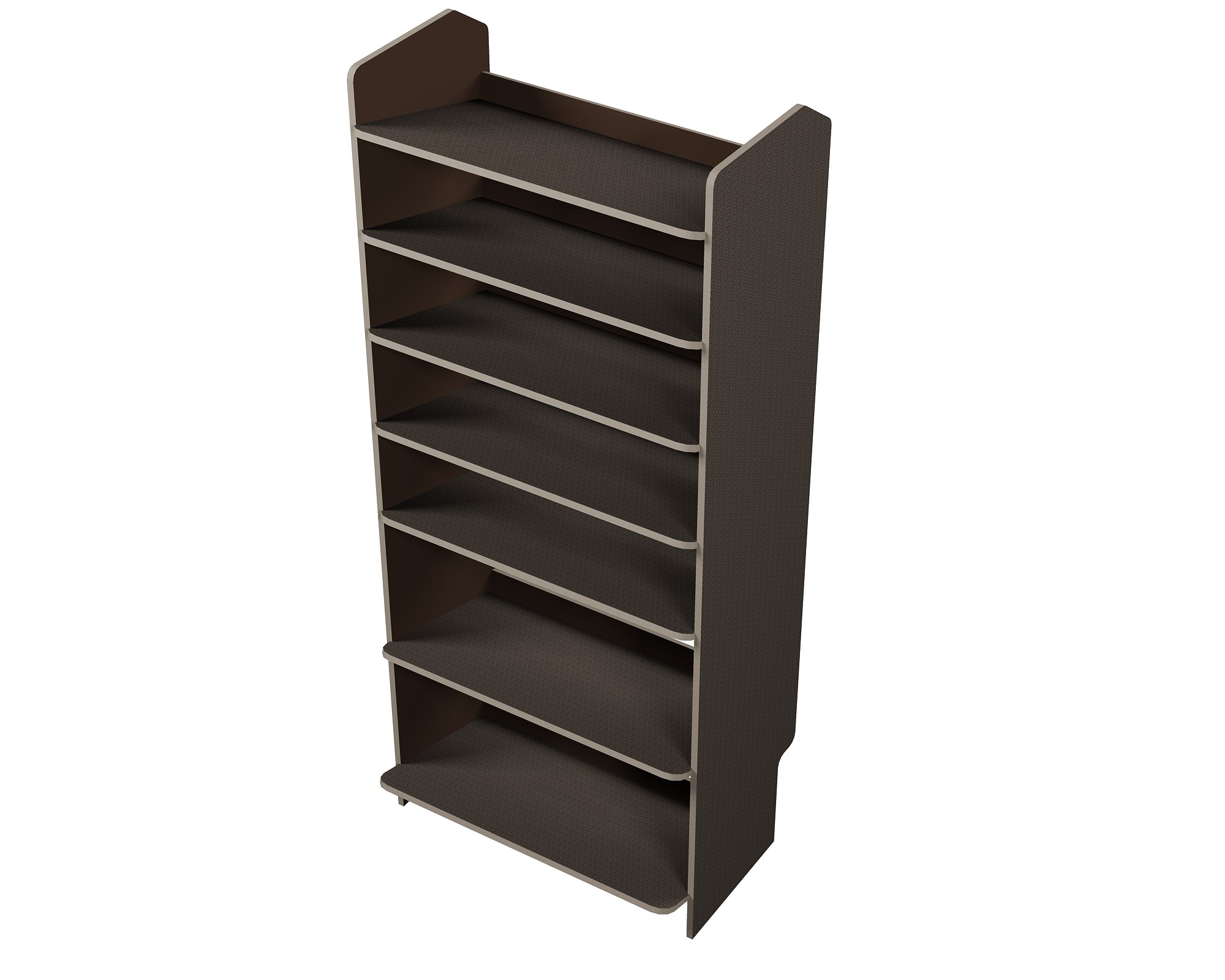 Fahrzeugregal für Euroboxen 600 x 400 mm, Typ 1, ohne Euroboxen