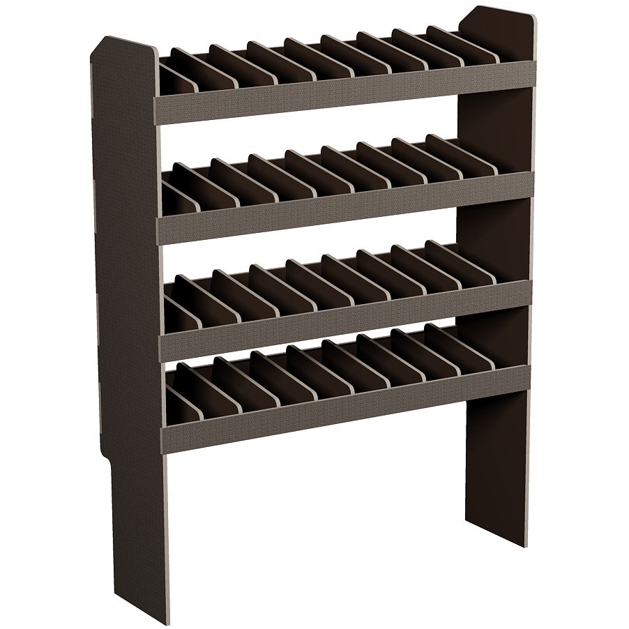 Fahrzeugregal 1150 x 1490 x 350 mm, für Einstecktrennwände, 460 mm Bodenfreiheit