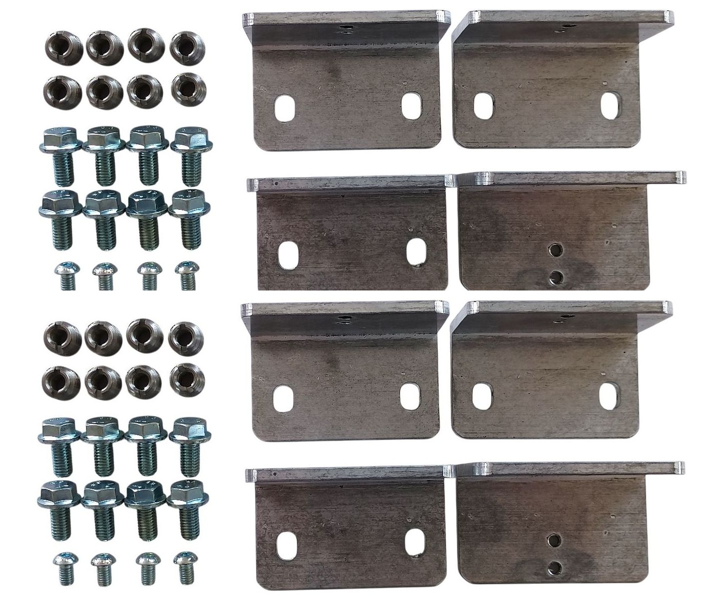 Montagesatz für Heckauszüge Schublade ohne Käfig III