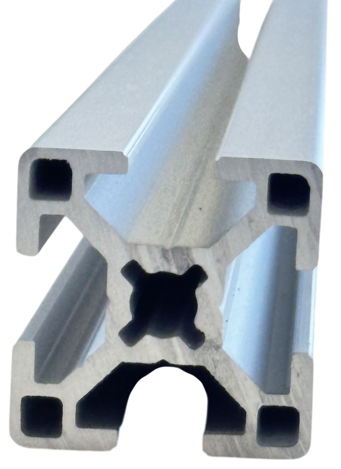 Aluprofil 30 x 30 mm, Nut 8, Typ B (Bosch-kompatibel), eloxiert, 500 mm