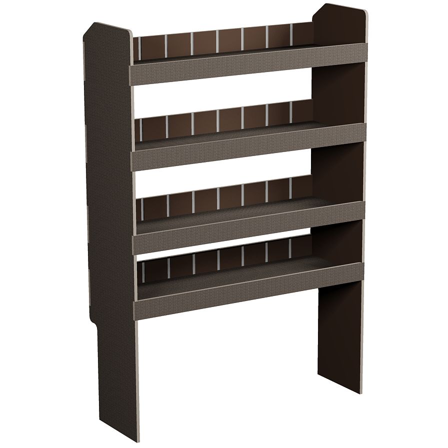 Fahrzeugregal 1000 x 1490 x 350 mm, für Einstecktrennwände, 460 mm Bodenfreiheit