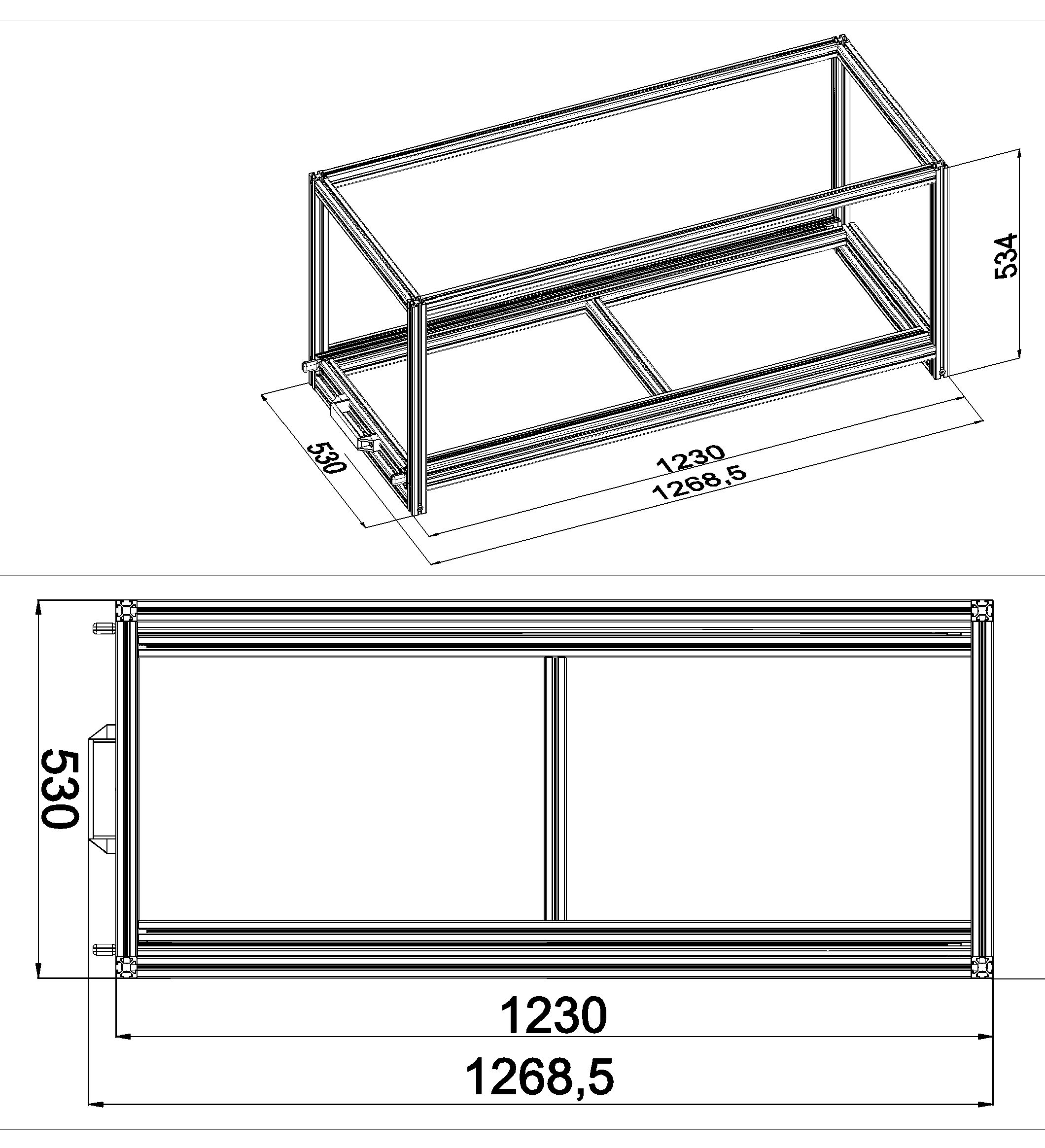 Heckauszug Euroboxen für Camper, Caravan, Wohnmobil & Nutzfahrzeuge, 70 kg Tragkraft, Typ 14, ohne Euroboxen