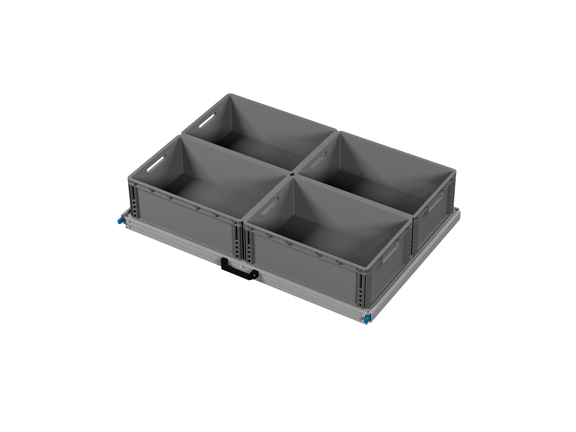 Heckauszug 1200 x 800 Euroboxen für Camper, Caravan, Wohnmobil & Nutzfahrzeuge, 220 kg Tragkraft