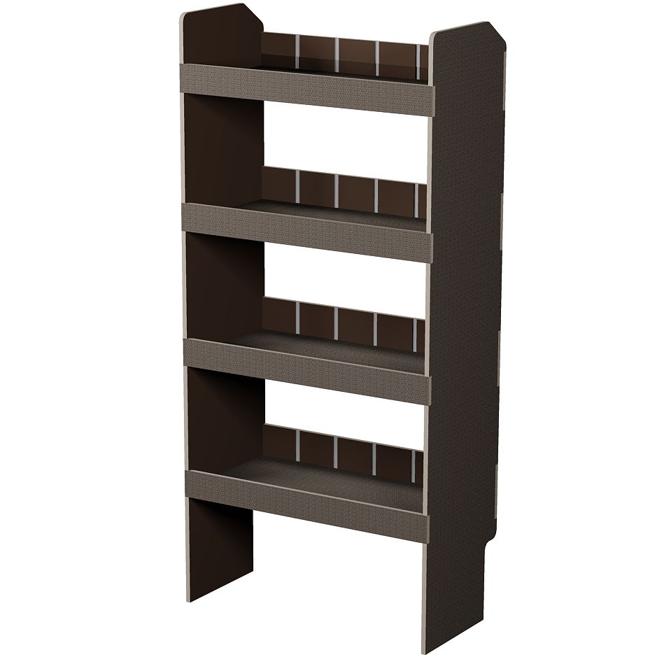 Fahrzeugregal 700 x 1490 x  350 mm, für Einstecktrennwände, 340 mm Bodenfreiheit