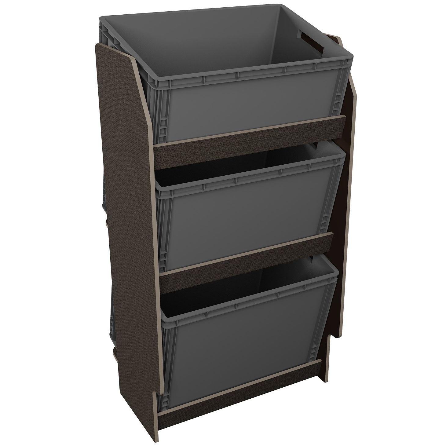 Fahrzeugregal für Euroboxen 600 x 400 mm, Typ 6, mit Euroboxen