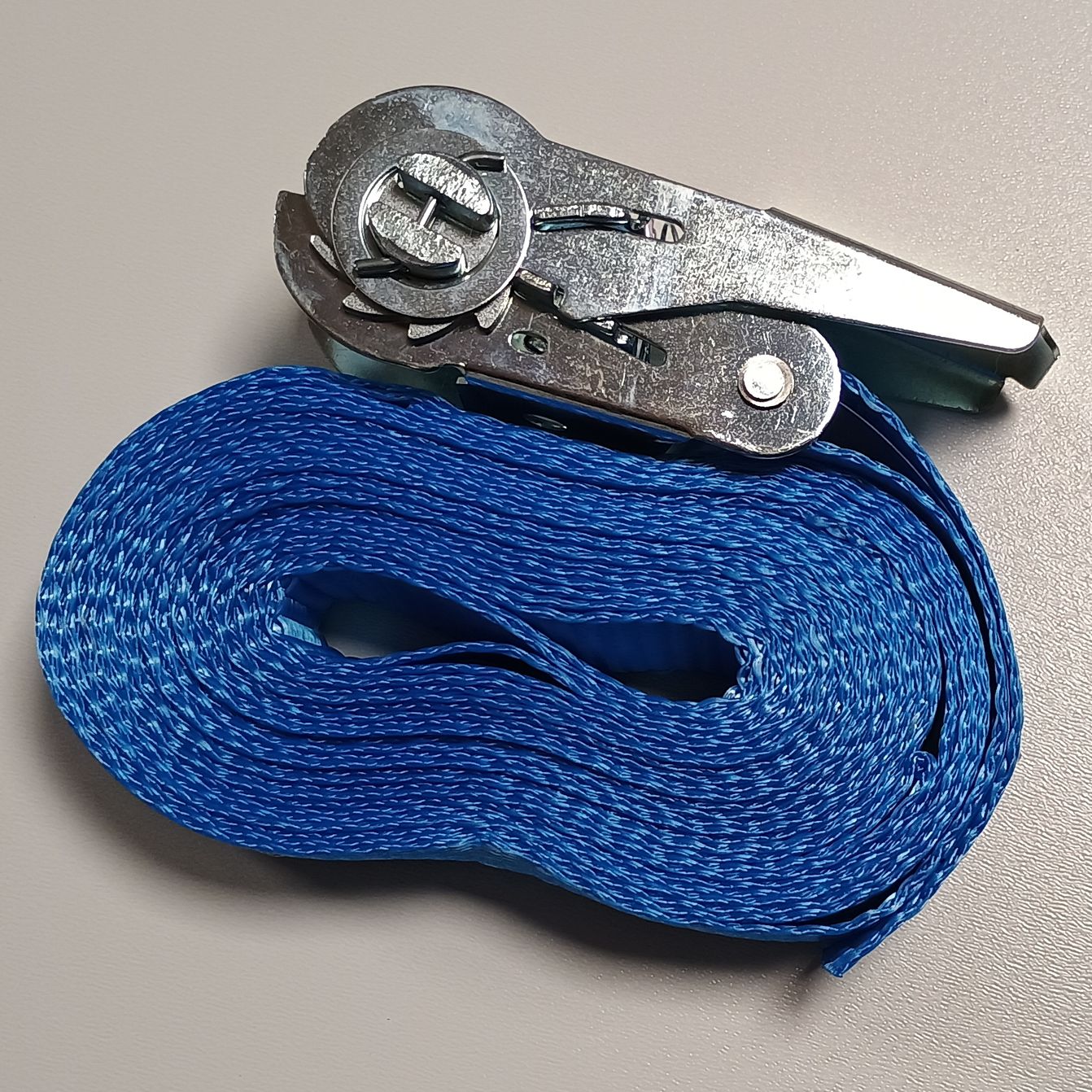 Spanngurt 4m, 1-teilig, LC 800 daN i.d.U., blau, 12-er Set