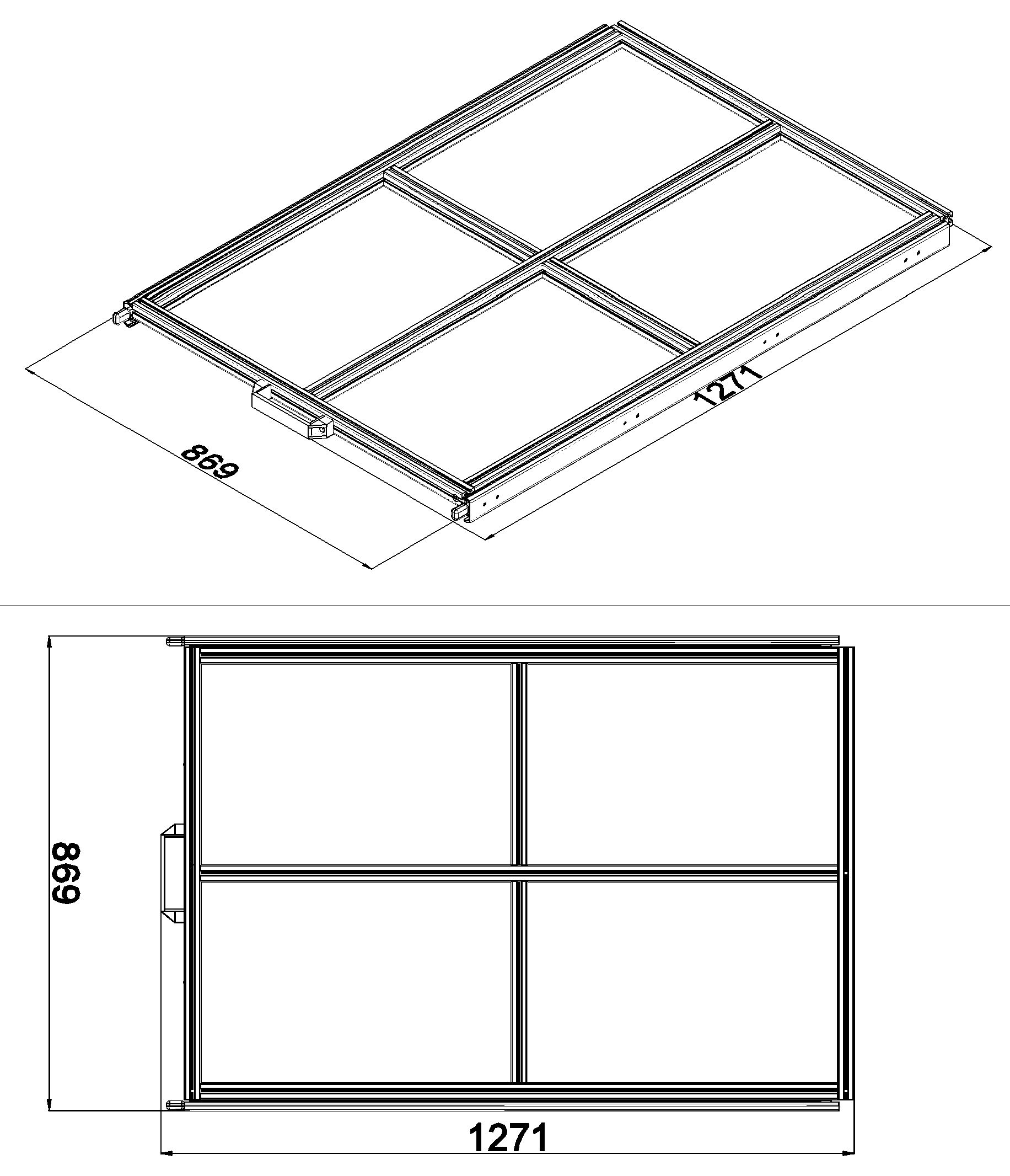 Heckauszug Euroboxen für Camper, Caravan, Wohnmobil & Nutzfahrzeuge, 70 kg Tragkraft