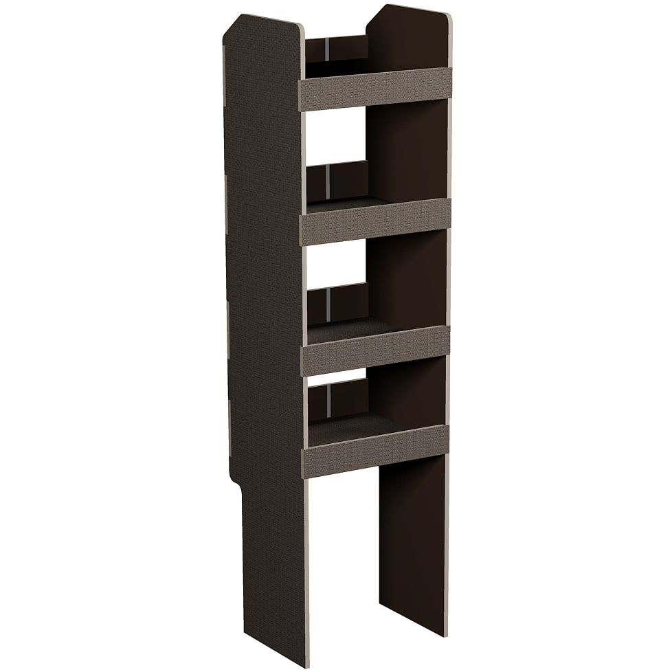 Fahrzeugregal 400 x 1490 x 350 mm, für Einstecktrennwände, 460 mm Bodenfreiheit