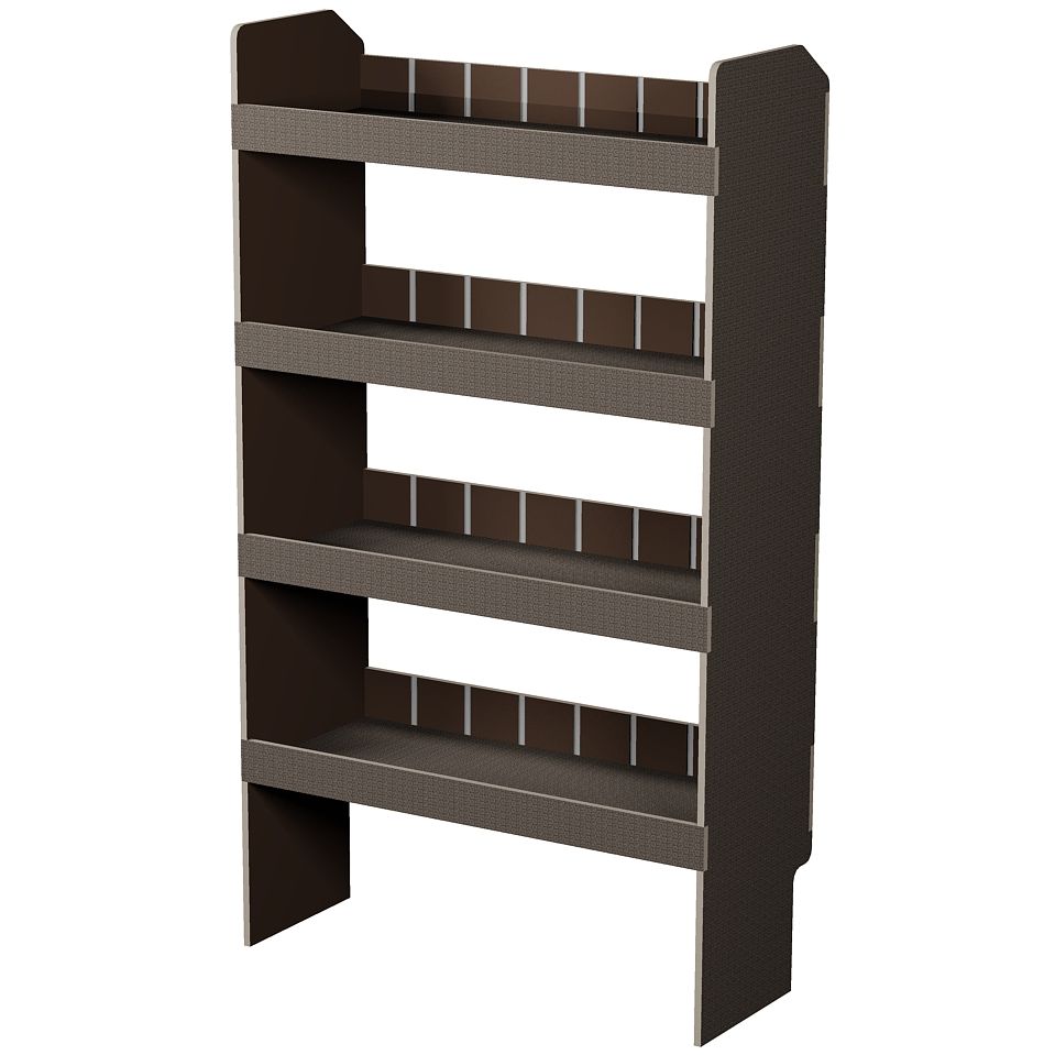Fahrzeugregal 850 x 1490 x 350 mm, für Einstecktrennwände, 340 mm Bodenfreiheit