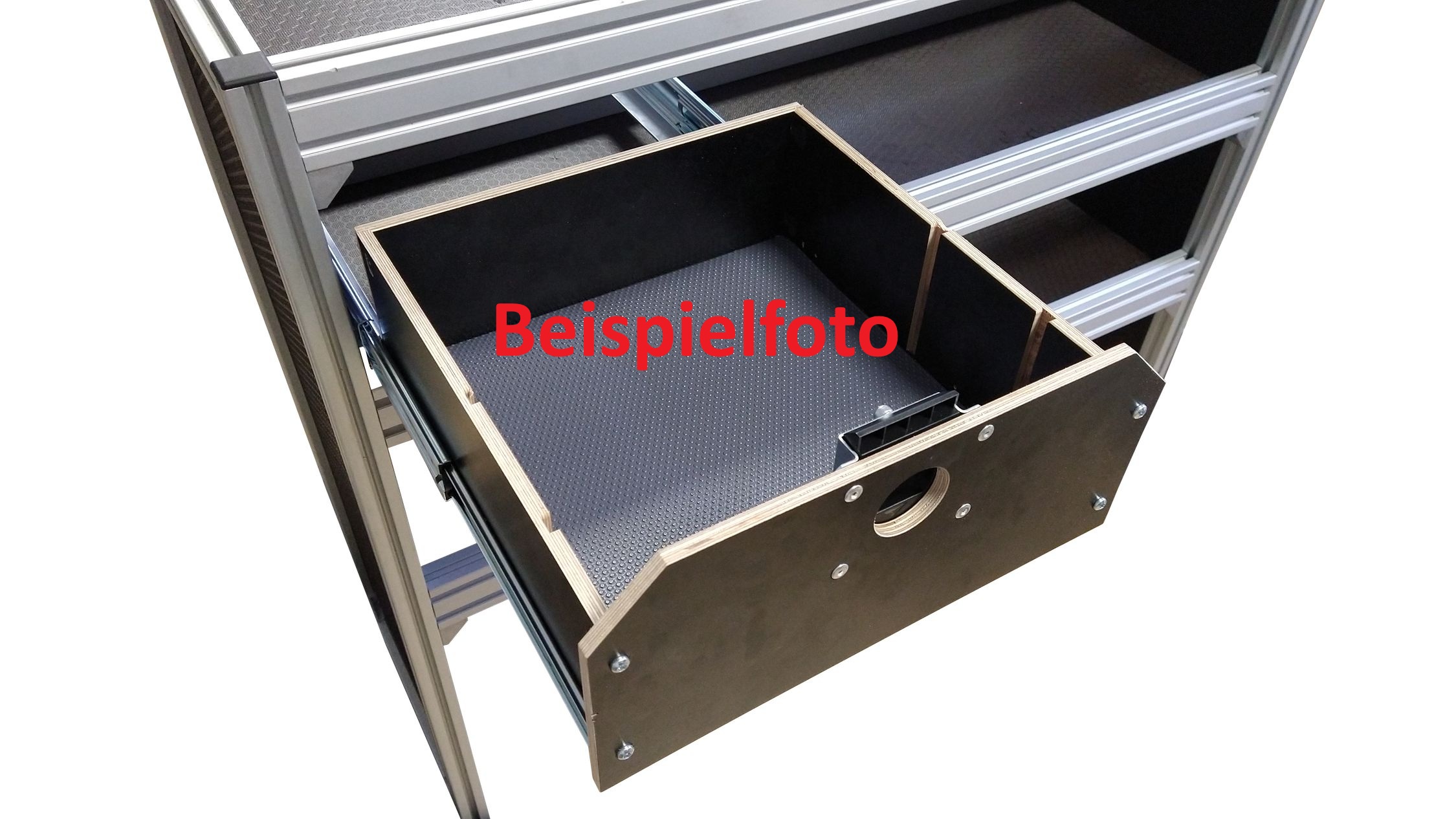 Alu-Fahrzeugregal 1000 x 920 x 357 mm