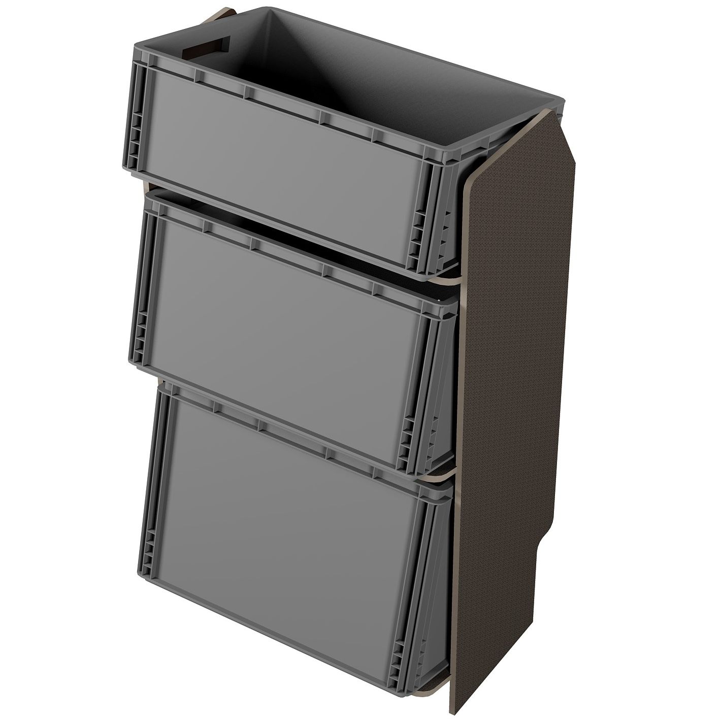 Fahrzeugregal für Euroboxen 600 x 400 mm, Typ 6, mit Euroboxen