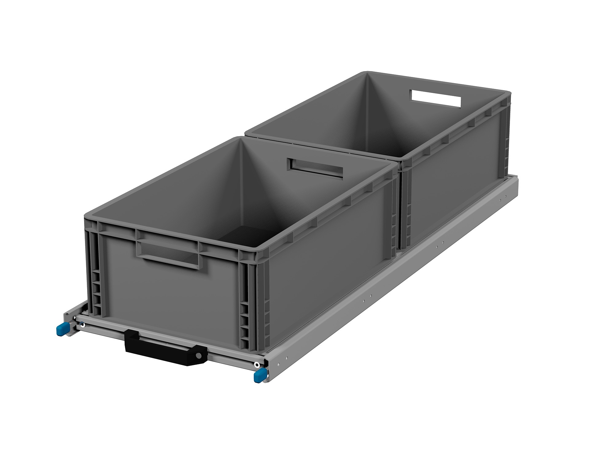 Heckauszug Euroboxen für Camper, Caravan, Wohnmobil & Nutzfahrzeuge, 220 kg Tragkraft