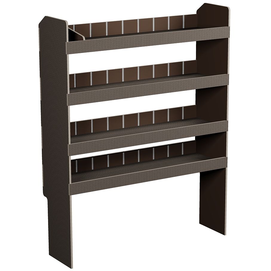 Fahrzeugregal 1150 x 1490 x 350 mm, für Einstecktrennwände, 460 mm Bodenfreiheit