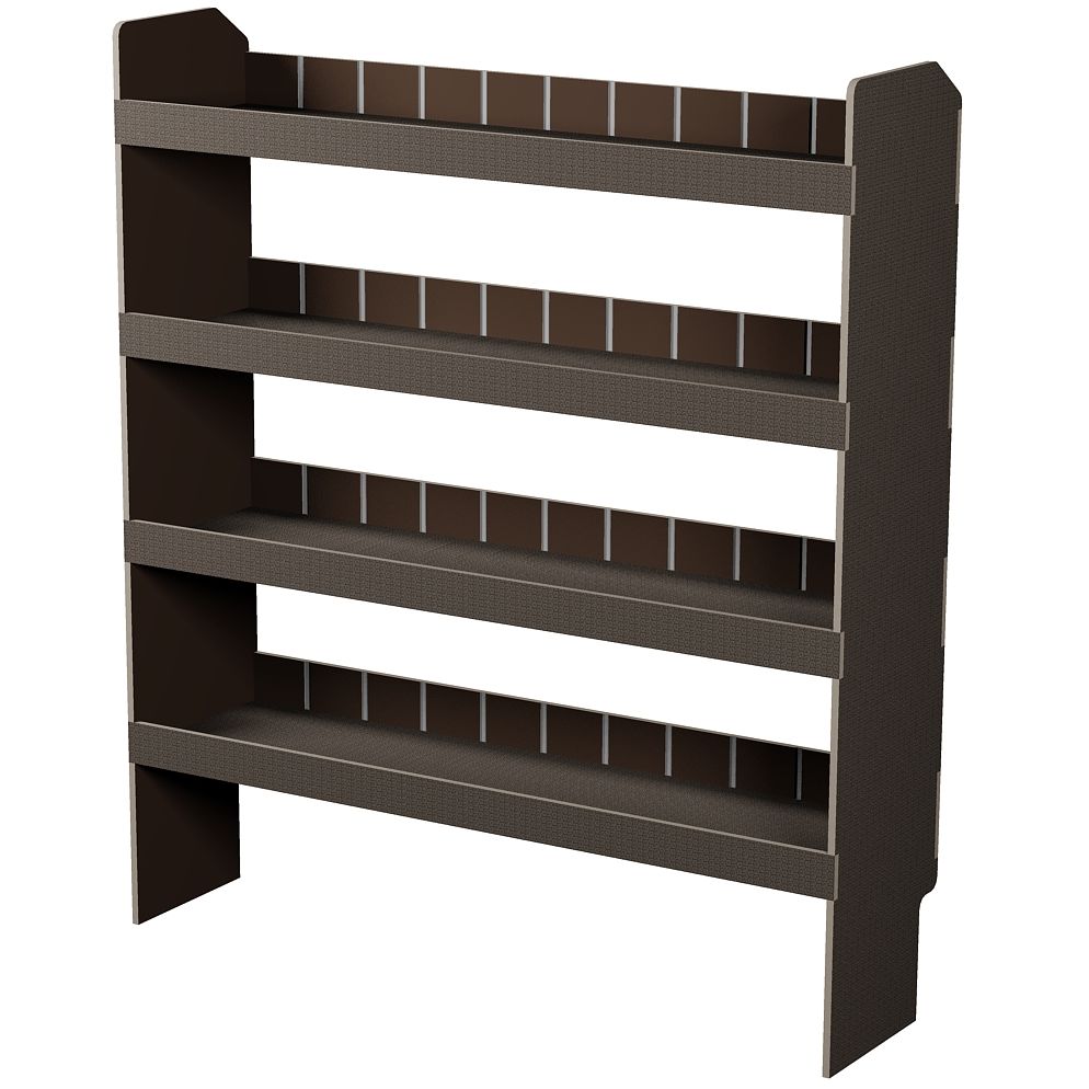 Fahrzeugregal 1300 x 1490 x 350 mm, für Einstecktrennwände, 340 mm Bodenfreiheit