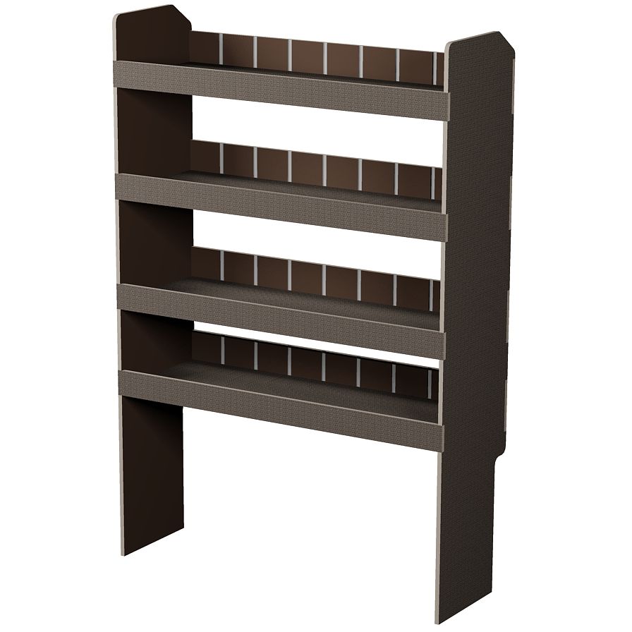 Fahrzeugregal 1000 x 1490 x 350 mm, für Einstecktrennwände, 460 mm Bodenfreiheit