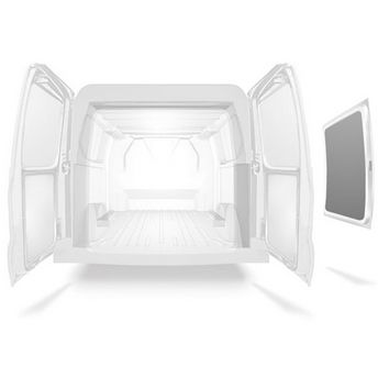 Laderaumverkleidung MODUL-SYSTEM Side door full lining Custom 23-/Transp 25- RD (no brackets), L5170010001