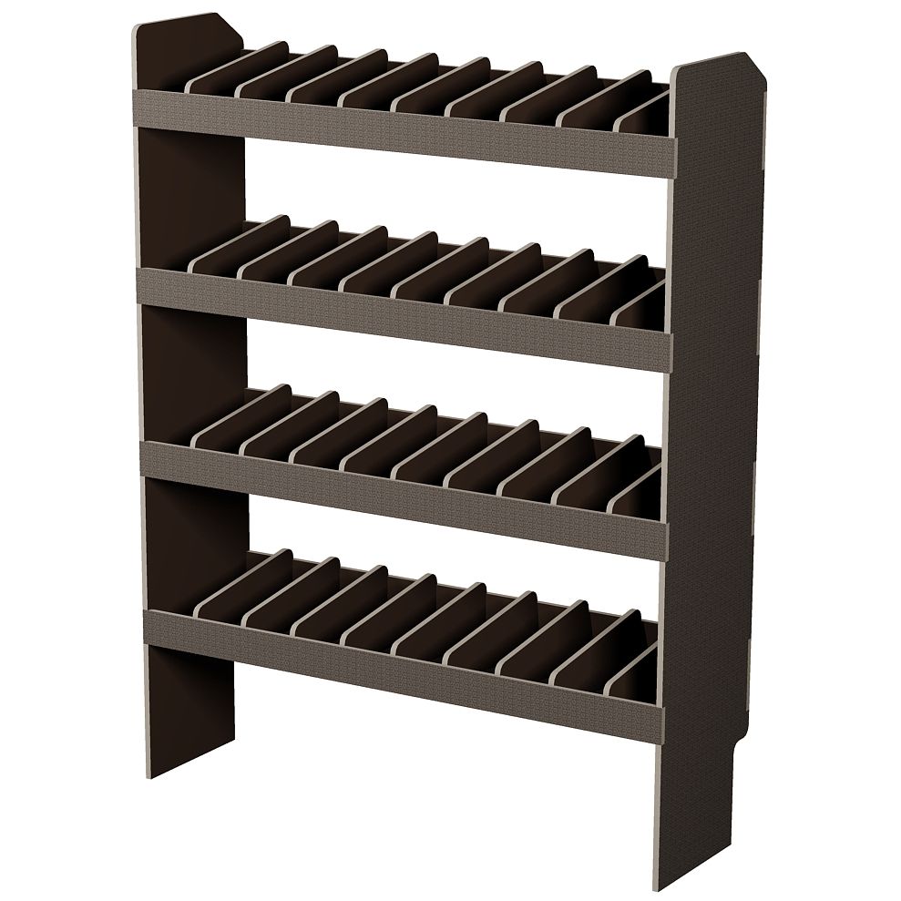 Fahrzeugregal 1150 x 1490 x 350 mm, für Einstecktrennwände, 340 mm Bodenfreiheit