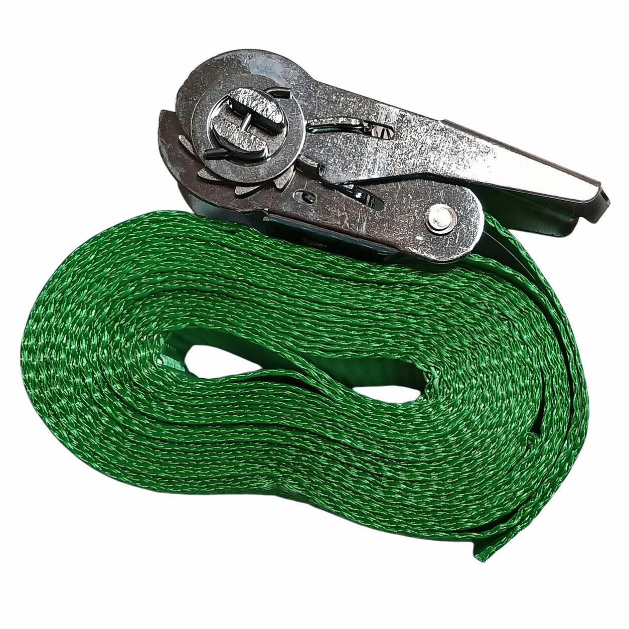 Spanngurt 6m, 1-teilig, LC 800 daN i.d.U., grün, 12-er Set