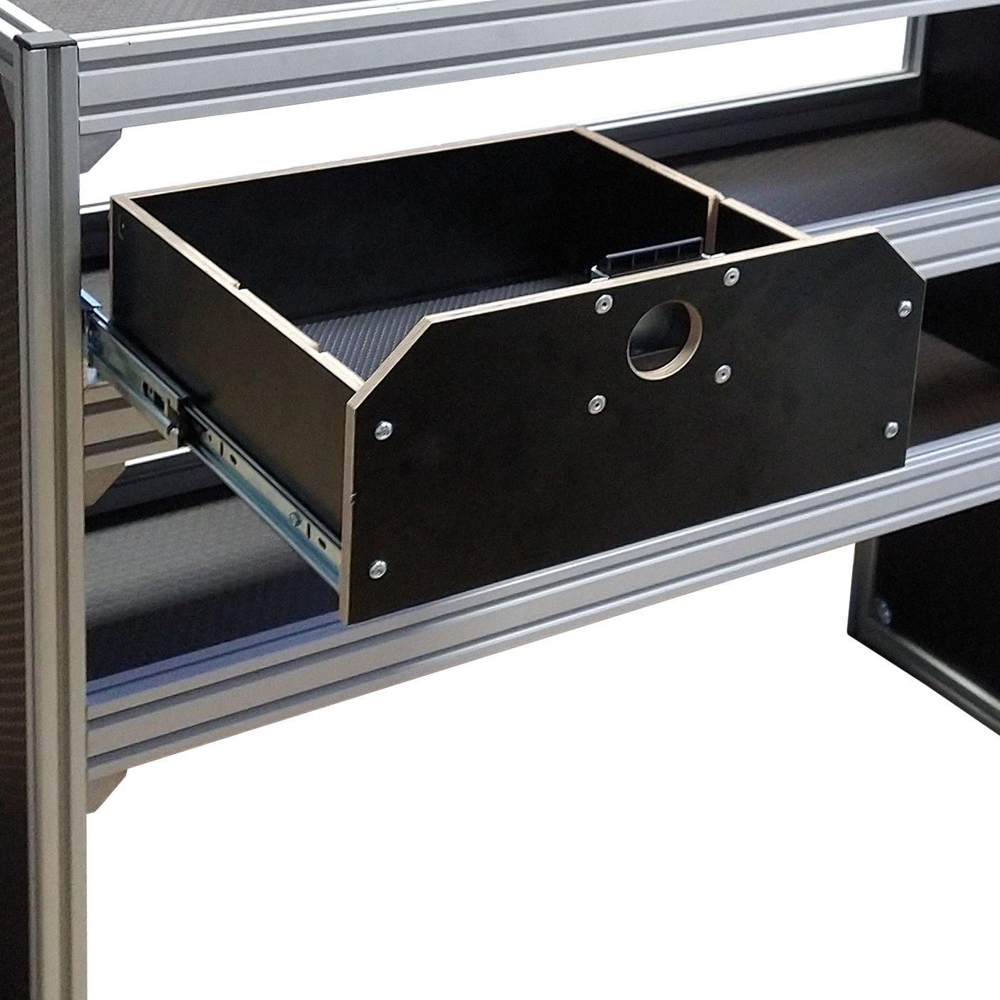 Schublade für Alu-Fahrzeugregale 368 x 180 x 357 mm