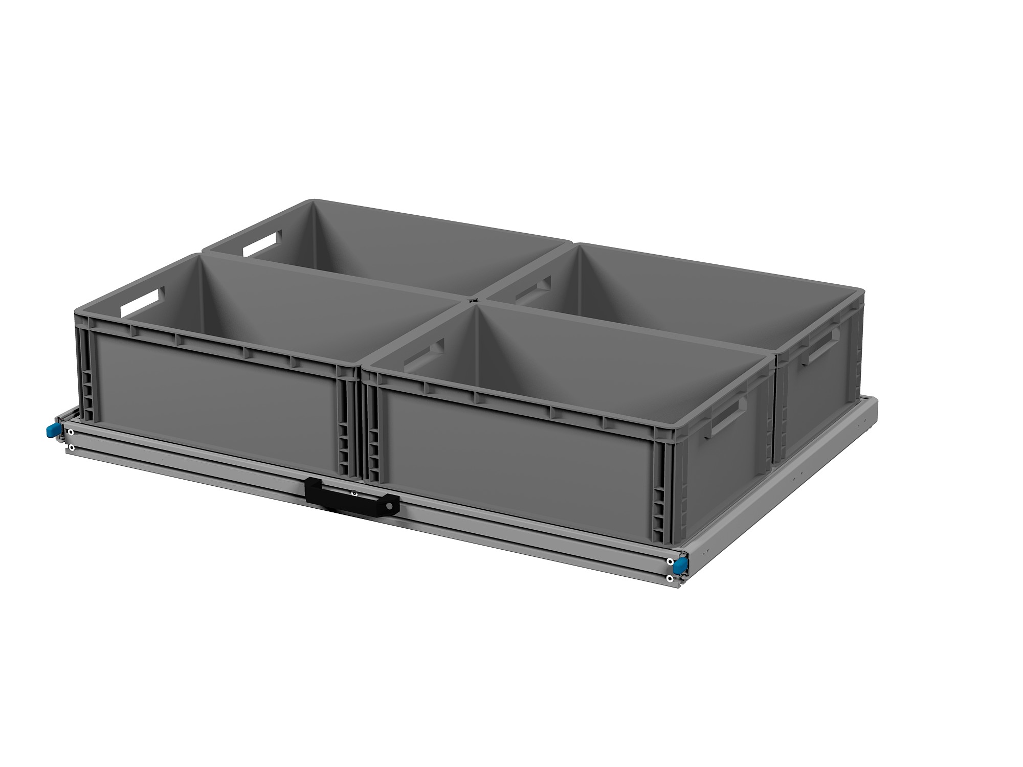 Heckauszug 1200 x 800 Euroboxen für Camper, Caravan, Wohnmobil & Nutzfahrzeuge, 220 kg Tragkraft